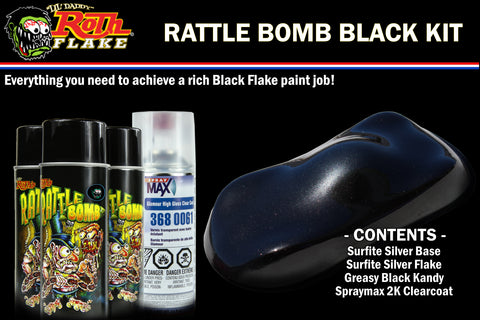 RATTLE BOMB COMPLETE KIT<br />Black Kit