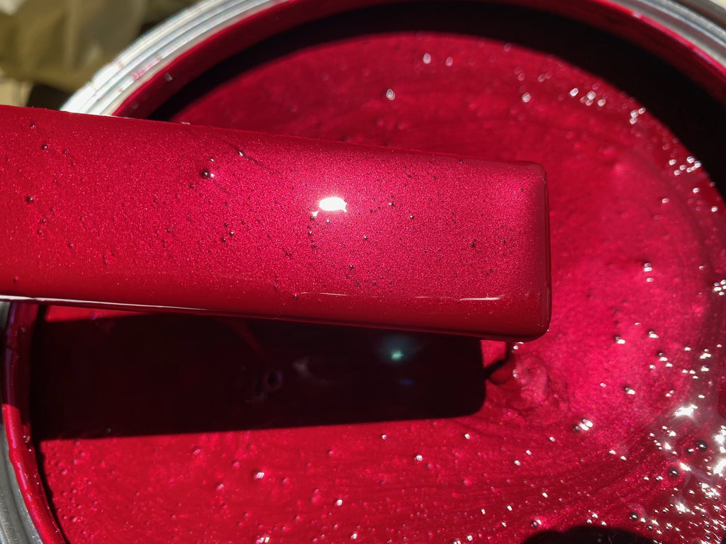Rose Red Metal Flake - Solvent Resistant