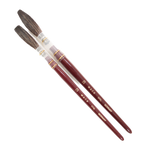 Mack Brush Brown Kazan Quill Red Handle 179L Series - Multiple Sizes