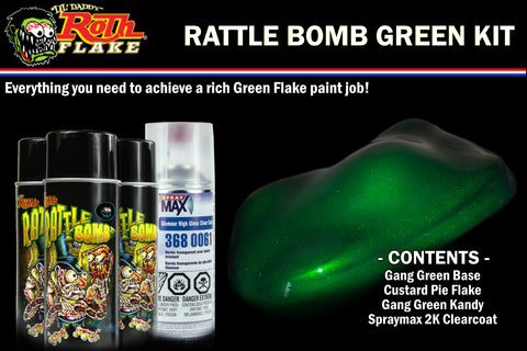 RATTLE BOMB COMPLETE KIT<br />Green Kit