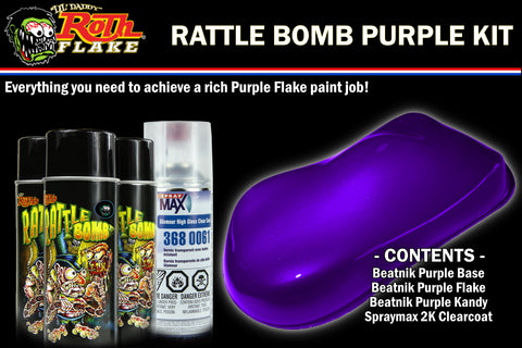 RATTLE BOMB COMPLETE KIT<br />Purple Kit
