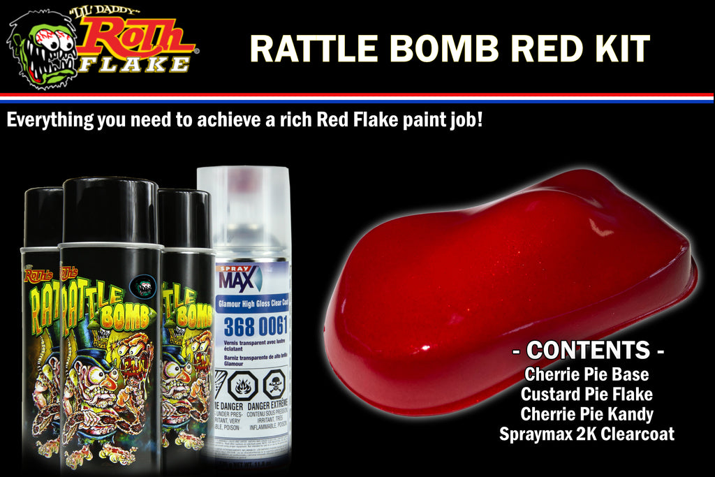 RATTLE BOMB COMPLETE KITRed Kit – Roth Metal Flake