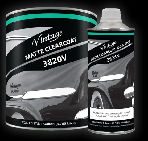 Vintage Flat Clearcoat Gallon Kit