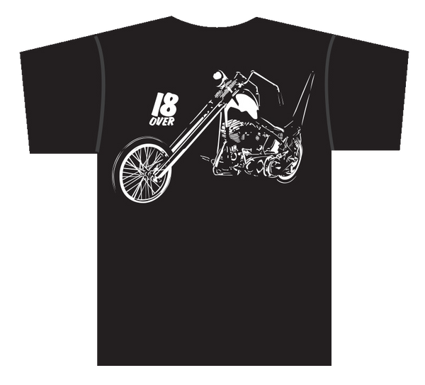 18 Over Chopper T-Shirt Black – Roth Metal Flake