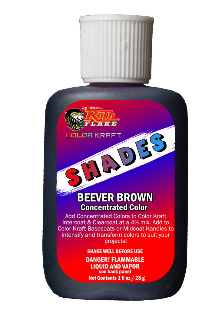 SHADESConcentrated Color Beever Brown – Roth Metal Flake