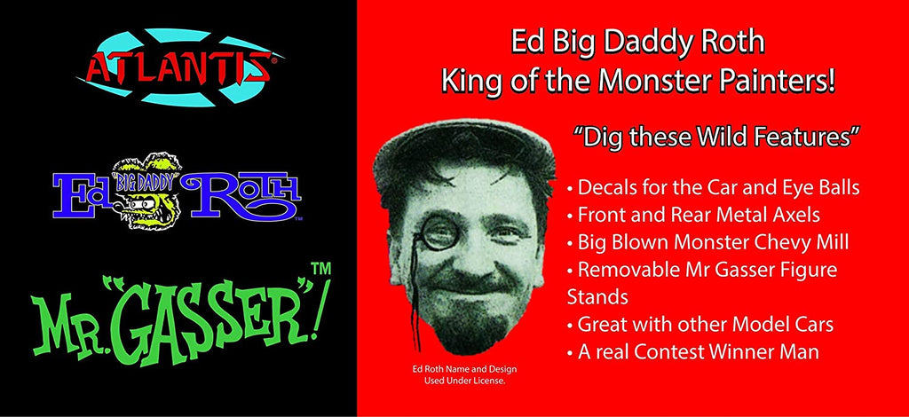 Mr Gasser Ed Big Daddy Roth Plastic Model kit – Roth Metal Flake
