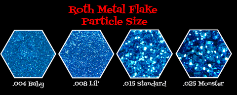 Fire Red - 4-ounces of Large Metal Flake .025 625 Micron Size