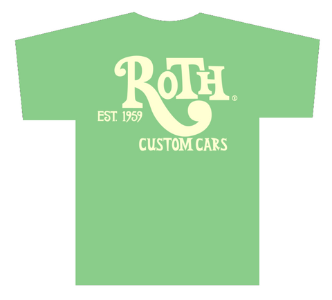 Custom Cars T-Shirt Light Green