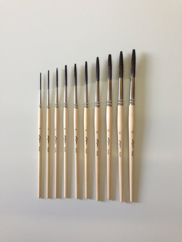 Kafka Kwill Signature Series Pinstriping Brushes - 6 variations